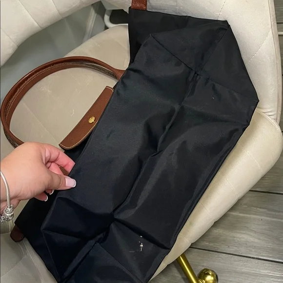 Large Black Longchamp Tote Bag - Picture 9 of 16